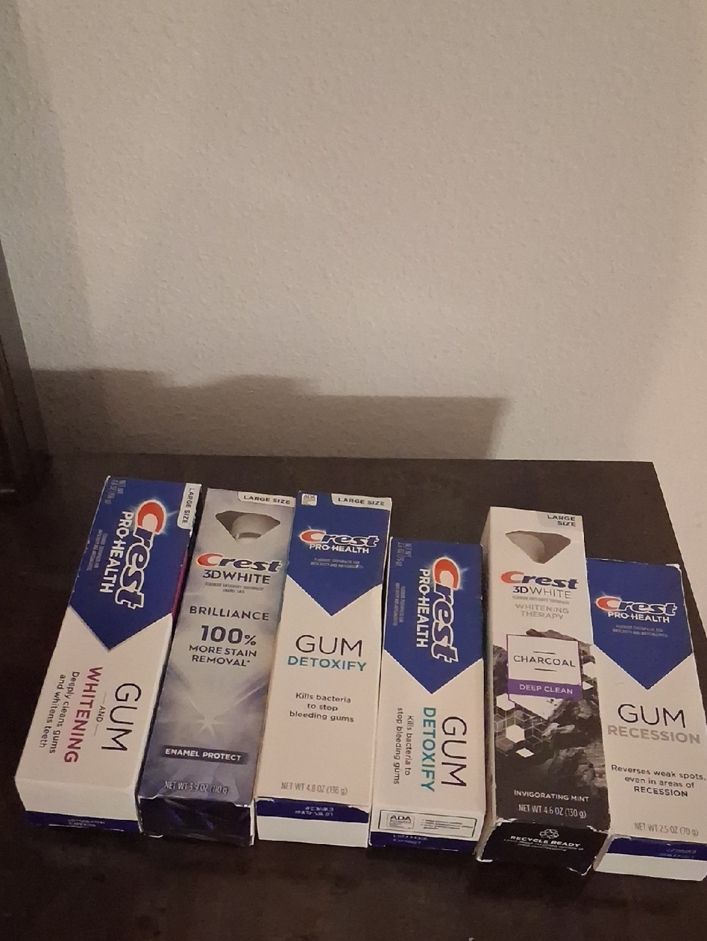 6 Brand New Crest PRO-HEALTH toothpaste